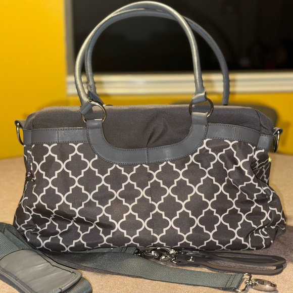 JJ Cole lime green and Gray Baby Bag - Picture 2 of 10